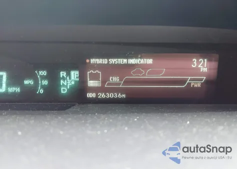 2013 Toyota Prius Two z USA, uszkodzony, nr VIN JTDKN3DU9D5606124